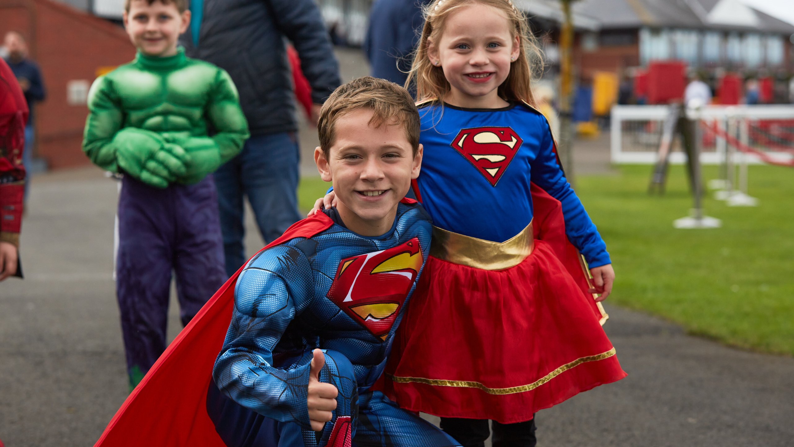 The Superhero Family Raceday